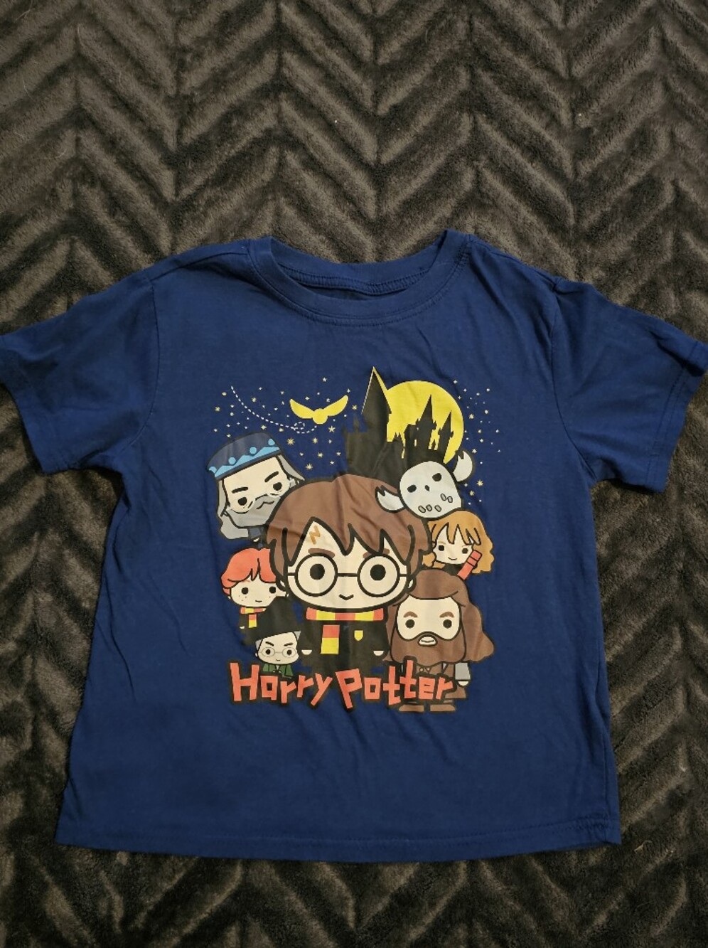⚡ Harry Potter Chibi Characters T-Shirt – Kids Size 5 / 6